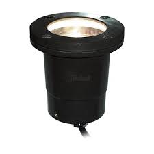 Led Outdoor Landscape Lighting Black Fiberglass Well Light With Moisture Resistant Wire Connectors