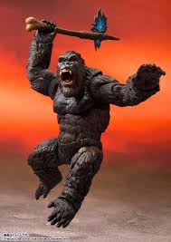 Godzilla vs king kong action figure animal dinosaur gorilla toys 17cm 7inch abs puzzle monster enamel doll toys model ornaments. Amazon Com Tamashi Nations Godzilla Vs Kong Kong From Movie Godzilla Vs Kong 2021 Bandai Spirits S H Monsterarts Toys Games