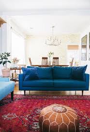 Choosing The Right Sofa For Your Space In Honor Of Design Living Room Red Blue Couch Living Room Living Room Remodel