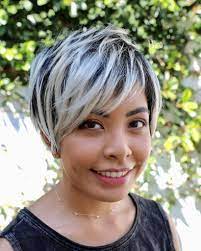 Dark Hair With Platinum Highlights Blonde Highlights On Dark Hair Short Dark Hair With Highlights Blonde Highlights On Dark Hair