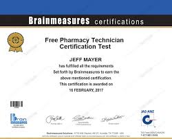 1.0 contact hour (0.1 ceu) will be awarded to pharmacy technicians who view the presentation, pass the learning assessment with a grade of 70% or better and complete an evaluation. Free Pharmacy Technician Certification L Practice Course L Test
