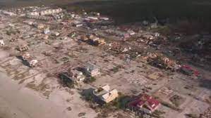 The sand palace is still standing in mexico beach, fla. Aerial View Shows Catastrophic Damage In Mexico Beach Fl Cnn Video