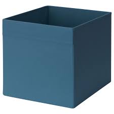 Drona Box Dark Blue 13x15x13 Ikea In 2020 Kallax Shelf Unit Kallax Shelf Kallax