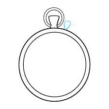 How To Draw A Pocket Watch Really Easy Drawing Tutorial For each line segment of the original line (between 2 points) you have to compute its normal vector (red). how to draw a pocket watch really