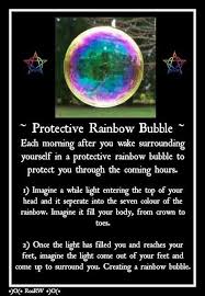 Pin By Tanya Macjarrett On Protection And Shield Spells Rainbow Bubbles My Bubbles Love And Light