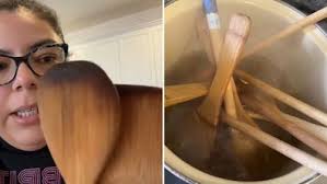 Cleaning hacks: Woman horrified by 'gross' results after trying a wooden  spoon cleaning trick