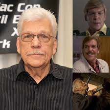American character actor Tom Atkins, born November 13, 1935, whose 80s film  credits include The Fog (1980), The Ninth Configuration (1980), Escape from  New York (1981), Creepshow (1982), Halloween III: Season of