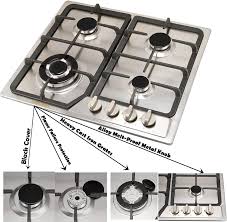 Mp21ya electric range stove burner element eye unit 8 for whirlpool 660533. Buy Windmax 23 Stainless Steel 4 Burner Stoves Gas Hob Cooktops Cooker Gas Oven 11259btu H Online In Poland B00re645wc