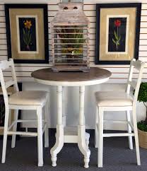 Enjoy A Cocktail On This Fun Whitewashed Pub Table That Has Removable Feet To Make It Counter Height If Necessary Cheers Pub Table Furniture Table