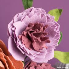 Check out our images and download your favorites in. Felt Peonies With Svg Cut File Lia Griffith