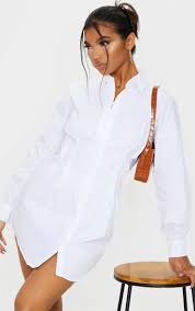 4.5 out of 5 stars. White Fitted Waist Long Sleeve Shirt Dress Long Sleeve Shirt Dress Dress Shirt Sleeves Long Sleeve Shirts