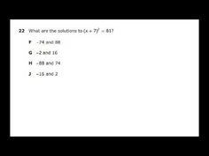 Play this game to review algebra i. 49 Staar Released Exam Videos Algebra Videos Staar Algebra Exam