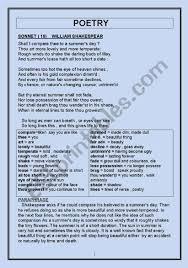 Sonnet 18 Worksheet Answers Nidecmege