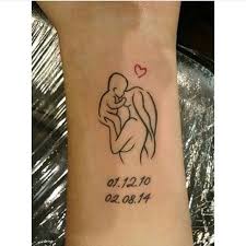 It is a simple, emotional and powerful piece. 11 Tattoos For Moms Who Aren T Afraid To Show Some Ink Covered Skin Tattoos For Daughters Tattoo For Son Tattoos For Kids