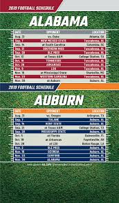 Scroll down for a look at the alabama football schedule for the 2018 season. Reamark Products Alabama Auburn Full Magnet Football Schedule