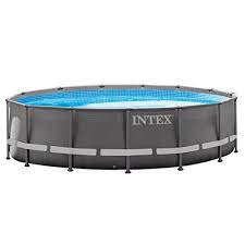 Engineered For Strength The Ultra Frame Pool Is Supported By Strong Durable Steel Frames Which Are Powder Coate Best Above Ground Pool Intex Rectangular Pool