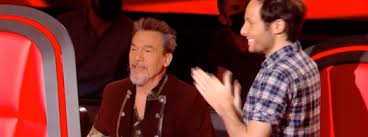 Photo : Florent Pagny et Vianney lors des cross-battles de "The Voice" -  TF1 - Purepeople
