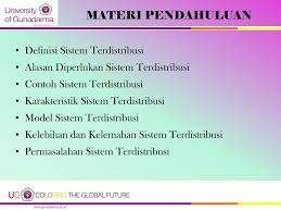 semester 7 kumpulan soal ujian tengah semester (uts), ujian akhir semester (uas), dan ujian utama sistem informasi gunadarma soal uas sistem terdistribusi. Ppt Sistem Terdistribusi Powerpoint Presentation Free Download Id 5122159