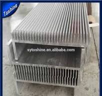 mill finished aluminum heat sink/radiator profile