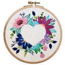 Find hundreds of free embroidery patterns for all skill levels, to personalise your accessories and decorate your home. Hand Embroidery Pattern Floral Heart Negative Space Digital Download Pdf Video Tutorials And Detailed Instructions For Beginners Hand Embroidery Art Sewing Embroidery Designs Hand Embroidery