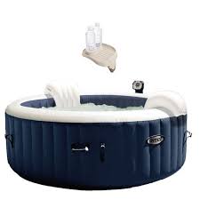 Start your own backyard paradise today with home and garden spas. Intex 28405e Purespa 4 Person Home Inflatable Portable Heated Round Hot Tub Spa 58 Inch X 28 Inch With Bubble Jets Heat Pump And Drink Holder Tray Target