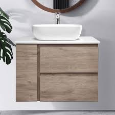 albany 750mm oak timber wall hung bathroom vanity melbourne arova wall hung vanity timber walls wall hung bathroom vanities