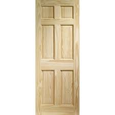 Internal Clear Pine Colonial 6 Panel Fd30 Fire Door Clear Pine Doors Fire Doors Internal Pine Internal Doors