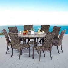 Check spelling or type a new query. Agio 9 Piece Springdale Woven Dining Set My Online Store Dba Expo Int L