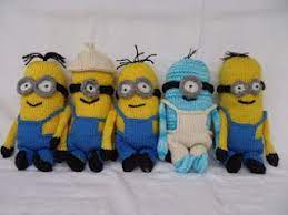 More free women's sweater patterns: Stana S Critters Etc Knitting Pattern For Minions Part 2 Minion Pattern Minion Crochet Knitted Animals