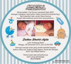Desain Kartu Ucapan Aqiqah Akekah Akikah Kartu Kartu Bayi Desain Sampul Buku