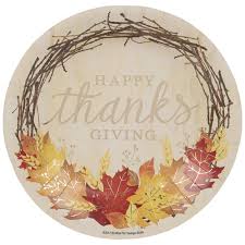 Maybe you would like to learn more about one of these? Happy Thanksgiving Wreath Paper Plates Small Hobby Lobby 5439302