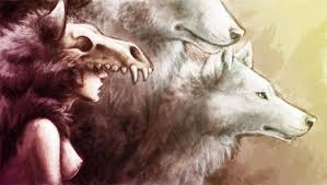 Wolf Girl Art Wolf Girl Wolf Art