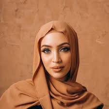 Brown Chiffon Hijab