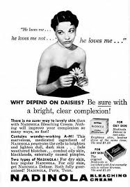 Black White Bleaching Cream Bleaching Cream Ad Ebony Magazine January 1959 Bleaching Cream Ebony Magazine Skin Lightener