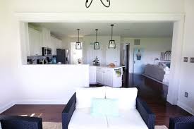 This is what most people envision when they talk about open storage in the kitchen. Diy Craftsman Style Cased Opening Abby Lawson