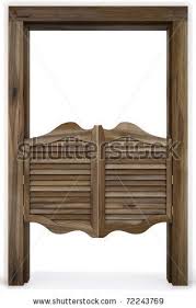 Old Western Swinging Saloon Doors Isolated On White Stock Photo Western Decor Western Saloon Doors