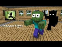 Monster School Shadow Fight Challenge Minecraft Animation Minecraft School Monster School Minecraft