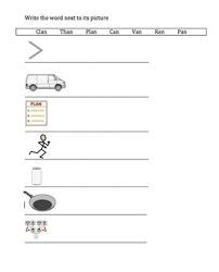 An Word Family Worksheet Word Family Worksheets Word Families Family Worksheet