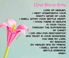Healing Prayer For A Friend With Cancer
