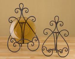 Decorative Black Wire Folding Display Easel Plate Stand Etsy Plate Display Plate Stands Display Easel