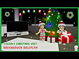A Cousin Christmas Visit Roblox Brookhaven Rp Youtube Brookhaven Roblox Christmas