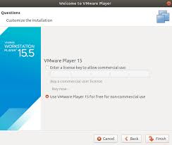 Vmware workstation player is a free download, but purchasing and entering a license key entitles the users to use the product commercially for employees, training organizations, contractors and can be transferred to partners or potential customers. Installing Vmware Workstation Player On Ubuntu Foss Linux