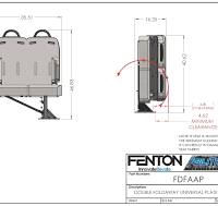 FENTON Double FoldAway Kit with Freedman Bellagio 3PT Seat (Streetside) and Fenton Mounting Plate