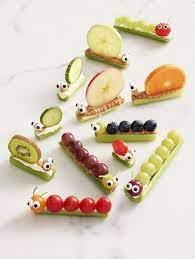 Zunächst einmal sollten die kinder die verschiedenen arten von obst und gemüse kennenlernen und diese richtig zuordnen und benennen können. 190 Obst U Gemuse Figuren Ideen In 2021 Ideen Furs Essen Lustig Essen Snacks Fur Party