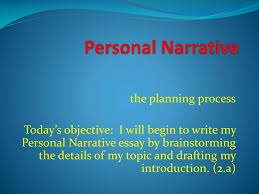 How did you become the person you are today? Ppt Personal Narrative Powerpoint Presentation Free Download Id 2794952