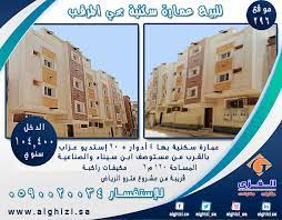 العقار 296 للبيع عمارة سكنية بحي المرقب العمارة جديدة المساحة 120 م2 مكونة من 4 أدوار عدد 20 استديو desktop screenshot screenshots map screenshot