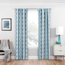 Rod pocket curtains block light making them ideal for use in media rooms to allow you to watch movies and shows in peace. Amazon Com Eclipse Room Darkening Curtains For Bedroom Morrow 37 X 84 Thermal Insulated Single Panel Rod Pocket Light Blocking Curtains For Living Room Teal Home Kitchen