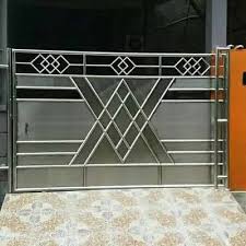 Apabila anda memilih jenis stainless steel yang standart, maka biaya pembuatan pagar rumah stainless steel modern akan dapat di. Jual Pintu Pagar Stainless Steel Kota Bandung Sumber Kreasi Tokopedia