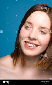 Light blue complexion hi-res stock photography and images