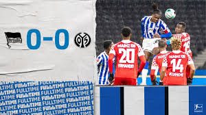 Everything you need to know about the matchday matchday 29 fixture between 1. Hertha Bsc And Fsv Mainz 05 Draw